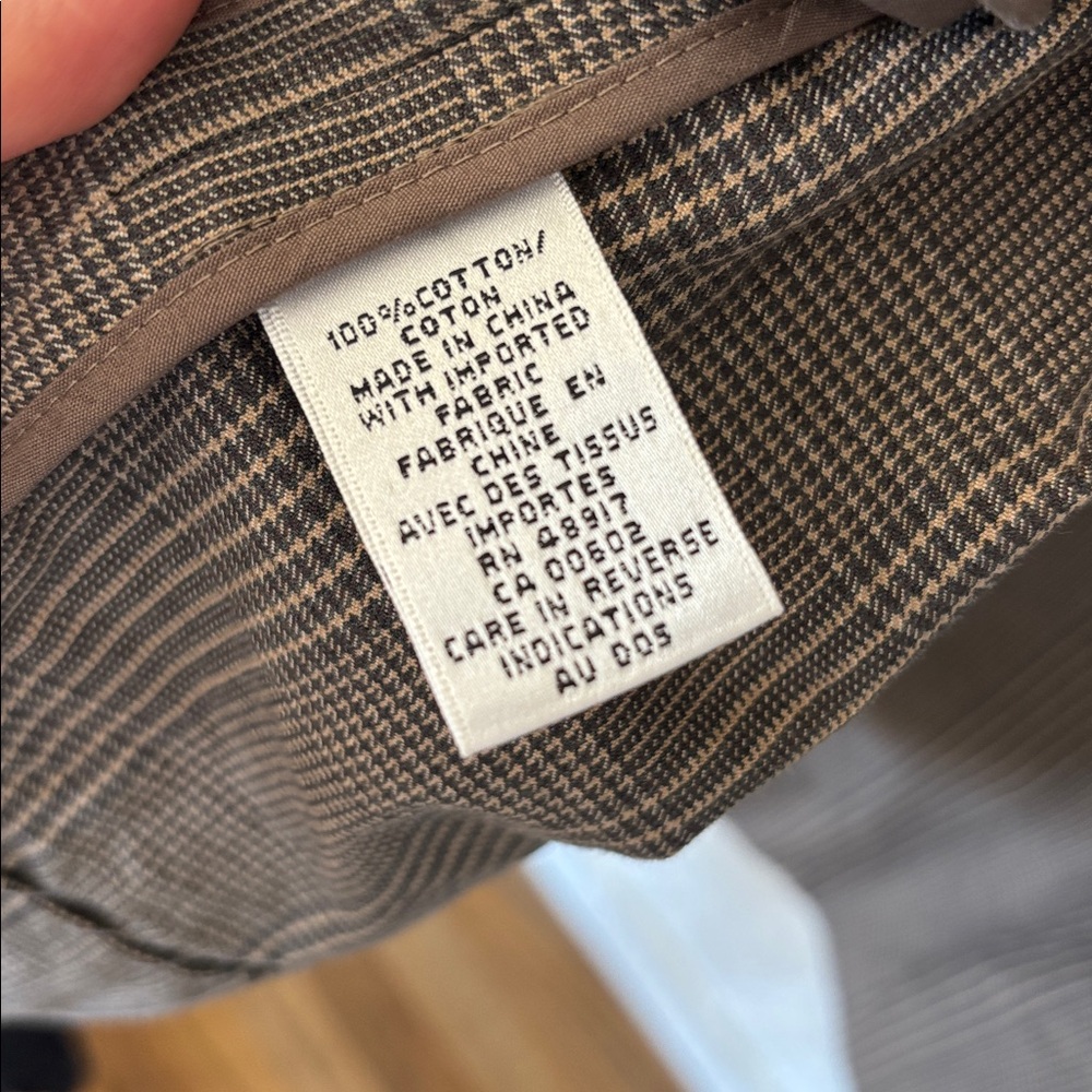 90s dogtooth Trench Coat‎ - Picture 11 of 11